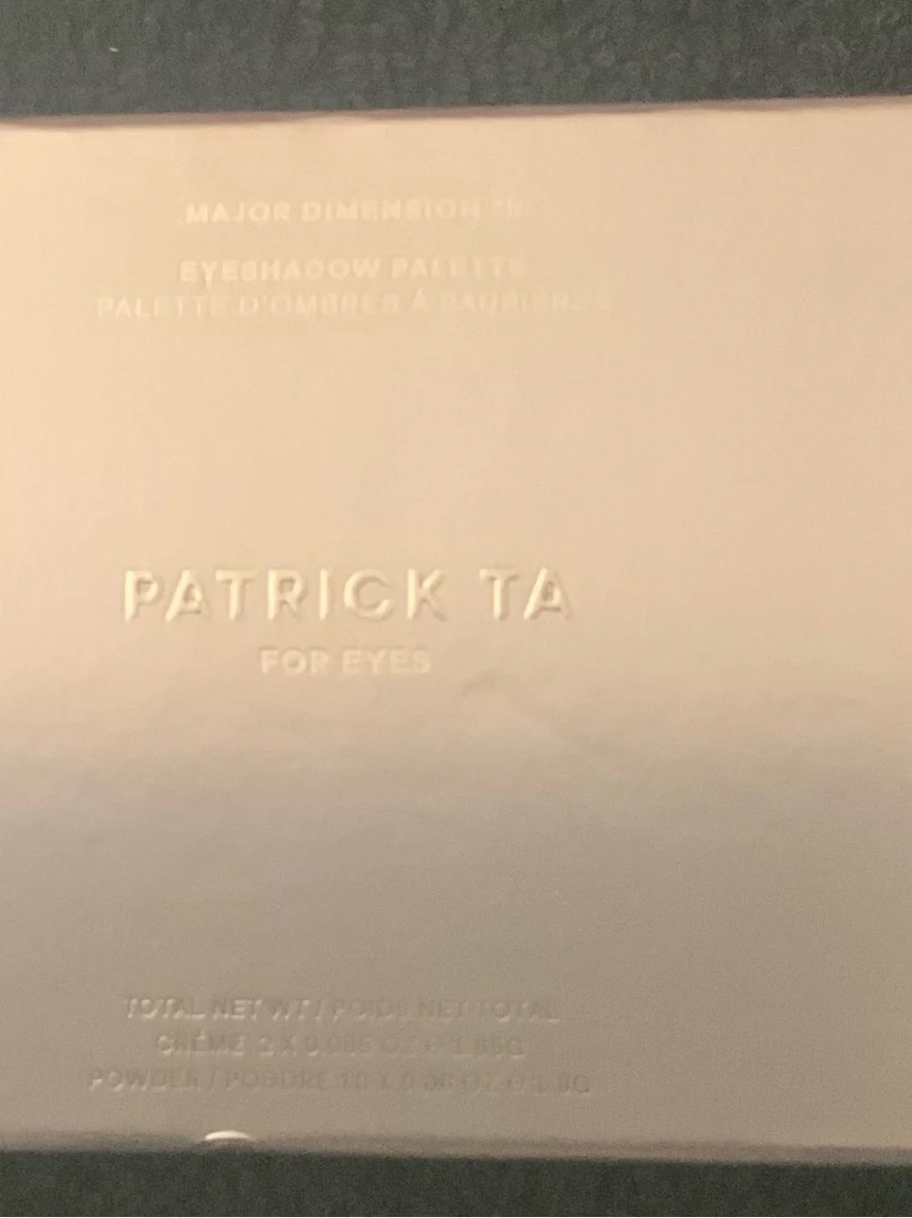 Patrick Ta Major Dimensions II Eyeshadow Palette